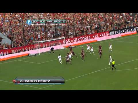 Gol de Pérez. Newell´s 1 - Lanús 0. Fecha 19. Torneo Inicial 2013. Fútbol Para Todos