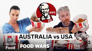 US vs Australia KFC | Food Wars | Insider Food