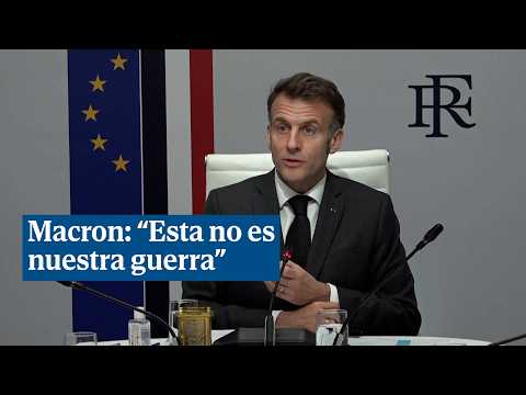 Macron: "França no participarà en operacions a l'estret d'Ormuz en el context actual"
