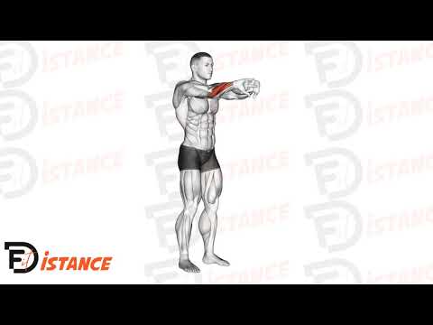 Exercice Étirement des avant-bras paumes vers l'extérieur