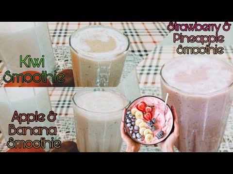3 Ways of Smoothie special for Ramadan Sehri