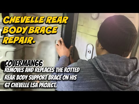 How To Repair A Chevelle Body Floor Brace (Over The Rear Axle)