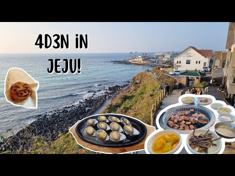 VLOG DA ILHA DE JEJU: MELHOR restaurante Blackpork, caminhadas hallasan, Myeongjin Abalone, mercados noturnos!