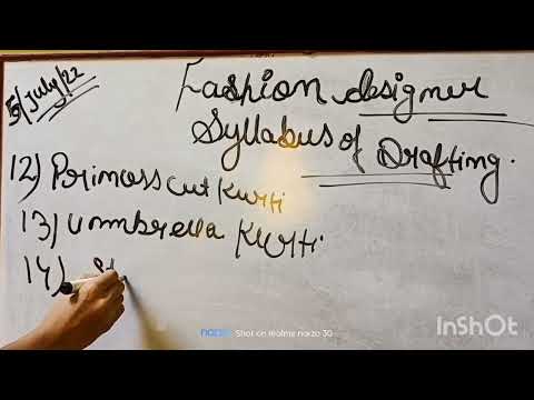 syllabus of drafting( basic knowledge for beginners) #tasmiya fashion designer