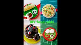 DIY Food rakhi | miniature food rakhi | cake rakhi | dosa rakhi | Maggi rakhi | idli rakhi |
