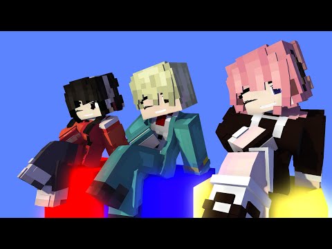 SUPER IDOL ADAMBARAI CHICKEN WING SPY X FAMILY ANYA, LOID & YOR - MINECRAFT ANIMATION #shorts