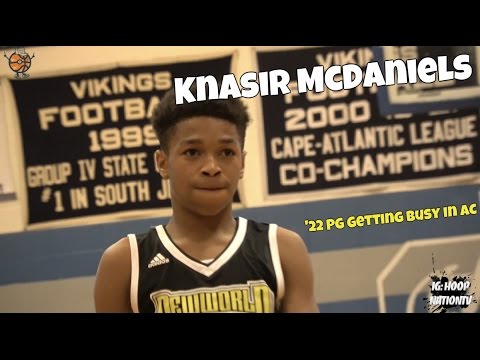 '22 PG Knasir McDaniels Raw Highlights @ The Atlantic City Showcase 2017