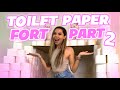 BUILDING THE BIGGEST TOLIET PAPER FORT EVER PART 2