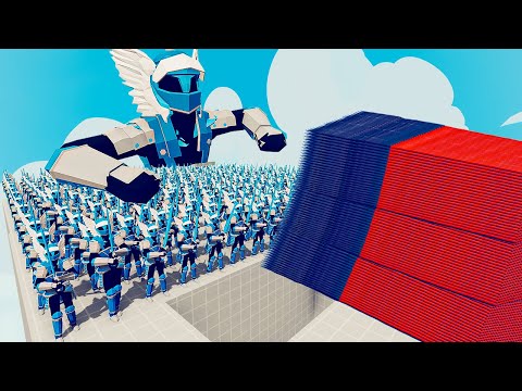 100x KRO KNIGHT + 1x GIANT vs 3 EVERY GOD - Totally Accurate Battle Simulator TABS
