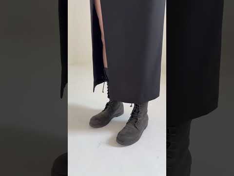 Marsèll Distressed Suede Combat Boots