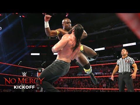 Apollo Crews displays incredible athleticism against Elias: WWE No Mercy 2017 Kickoff Match