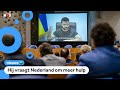 President Zelensky praat met Tweede Kamer