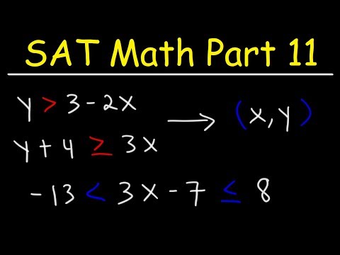 SAT Math Part 11 - Linear Inequalities - Membership