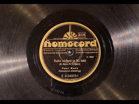 Paul Mets - Kaks südant ja 3/4 takt (1930)