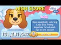 Disney Emoji Blitz Lady Level 5 Lady And The Tramp HIGH SCORE 131M Gameplay
