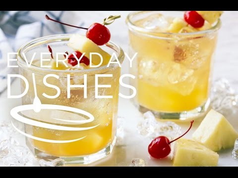 Pineapple Fizz Vodka Cocktail