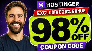 Hostinger Coupon Code 2026 ⭐ TOP DEAL | EXCLUSIVE 20% Hostinger Promo Code | Hostinger Discount Code