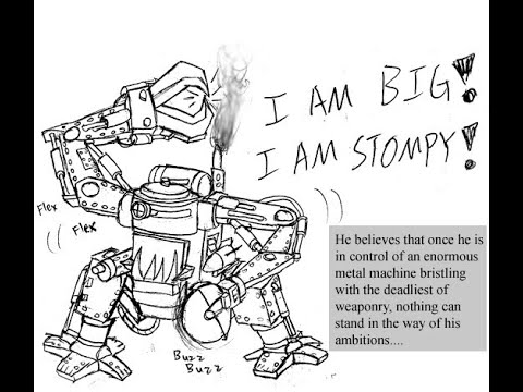 The Plight of a Deff Dread pilot | Warhammer 40k Ork comic dub