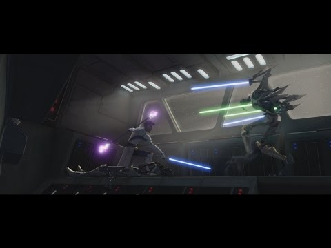 Star Wars: The Clone Wars - Obi-Wan Kenobi vs. General Grievous [1080p]