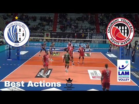 Tours VB vs Chaumont Volley-Ball 52 - Scout View - French Ligue A - Highlights - Men's Volleyball