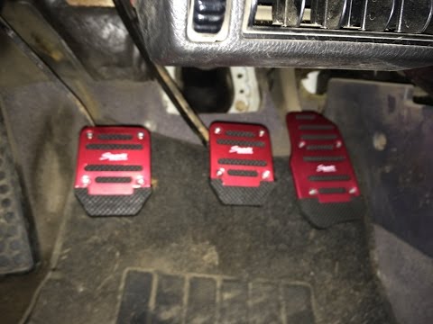 How to easily install pedal covers