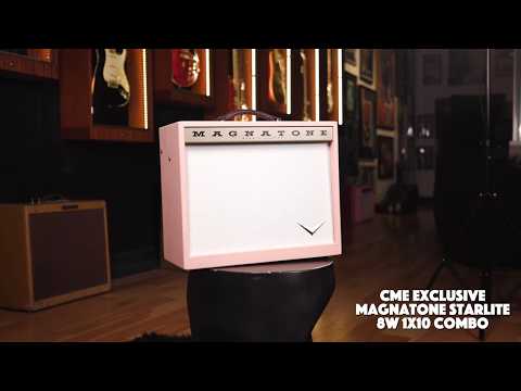 Magnatone Starlite 8w 1x10 Combo Amp w/ Reverb Aged Pink (CME Exclusive) image 4