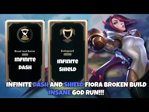 INFINITE DASH AND SHIELD FIORA | GOD RUN | INSANE BURST DAMAGE | CRAZY GAMEPLAY
