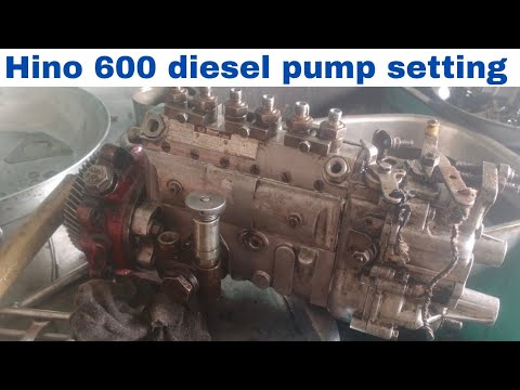 Hino 600 diesel pump setting / hino pump fuel setting