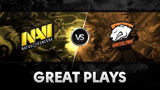 Great plays by Na'Vi vs Virtus Pro @ DreamLeague Season 1