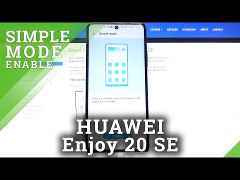How to Enable Easy Mode on HUAWEI Enjoy 20 SE – Enable Simple Mode