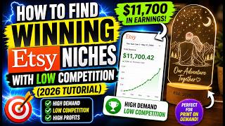 How to Find Winning Etsy Niches with Low Competition (2026 Tutorial)