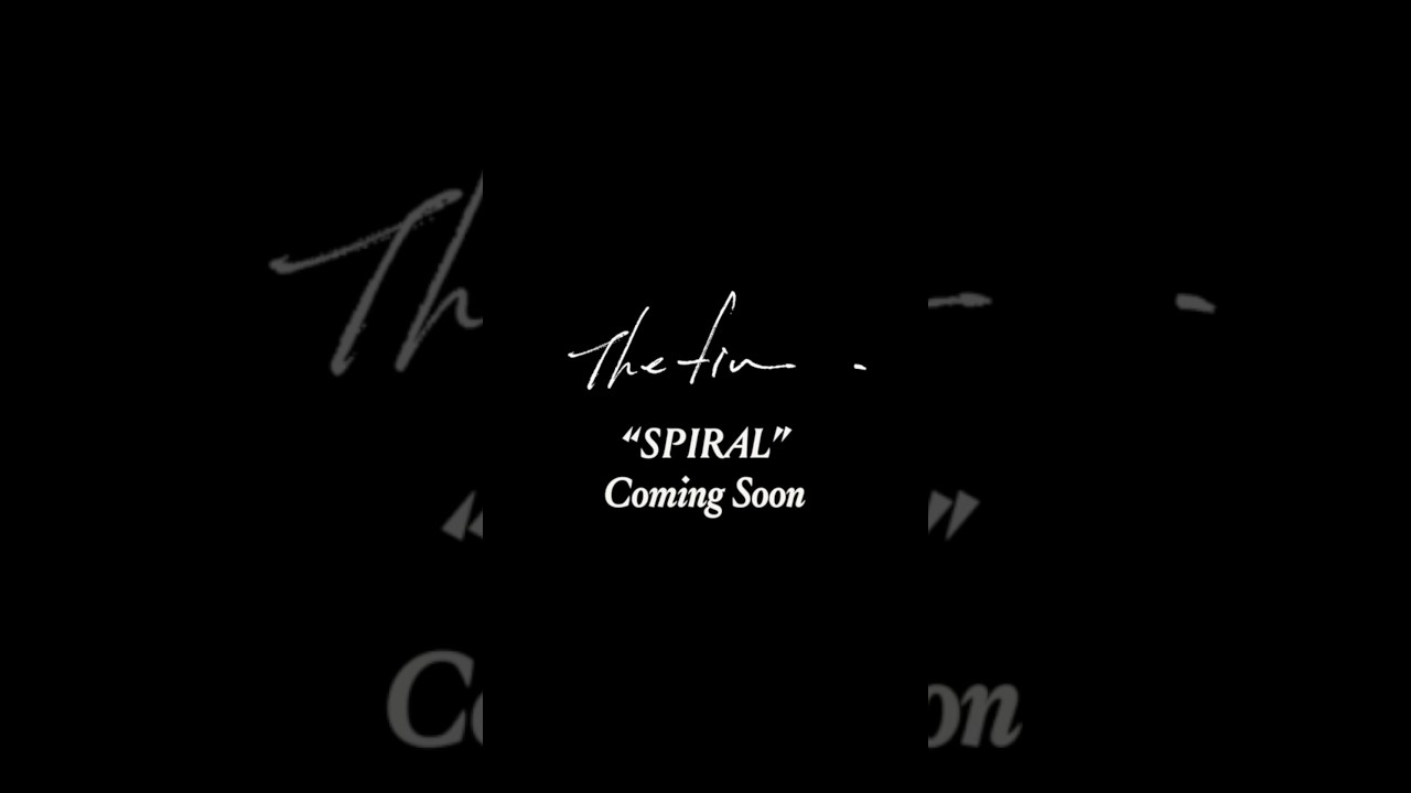 “Spiral” by The fin. Releasing soon — stay tuned. #thefinmusic