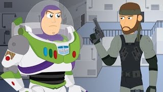 Buzz Lightyear vs Solid Snake