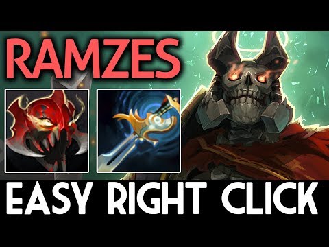 RAMZES Dota 2 [Wraith King] Easy Play - Just Right Click