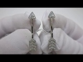 Відео огляд Срібні сережки "Стріли" сжх129