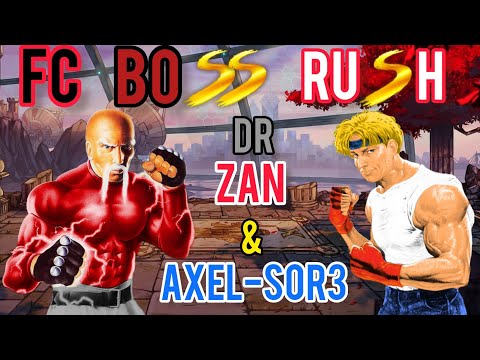 Streets of Rage 4 - Boss Rush Full Combo Dr.Zan and Axel-Sor3 V8