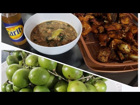 Guyanese Style Cook Up Rice and Fried Snapper In The Back Yard.🇬🇾