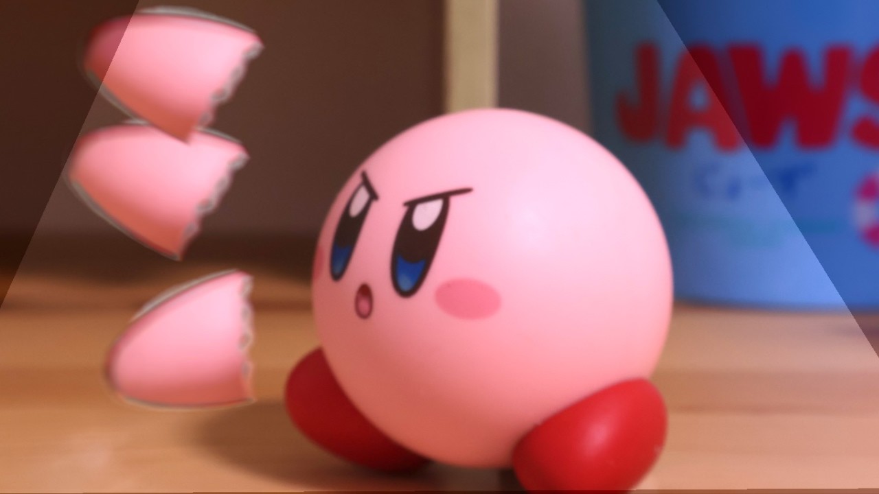 kirby Stop Motion anime　「kirby and paki paki chocolate」