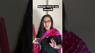Teaching Reproduction chapter in Class😂 #indiankid #biologyclass #jagritipahwa #youtubepartner