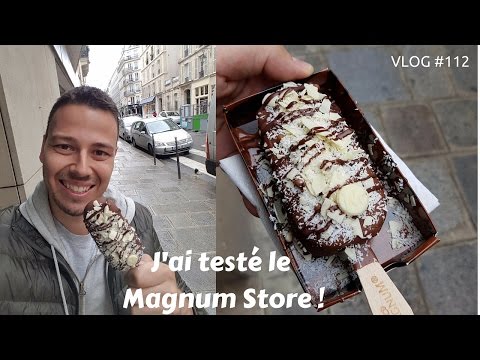 Je teste les glaces du Magnum Store VLOG #112