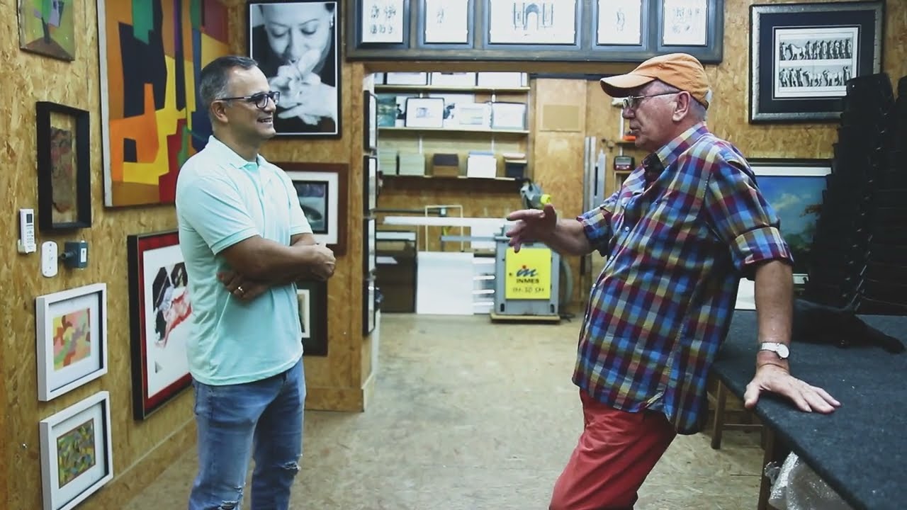 9 - A medicina da Arte - Conhecendo Moldureiros e Moldurarias com Jaime Vilaseca.