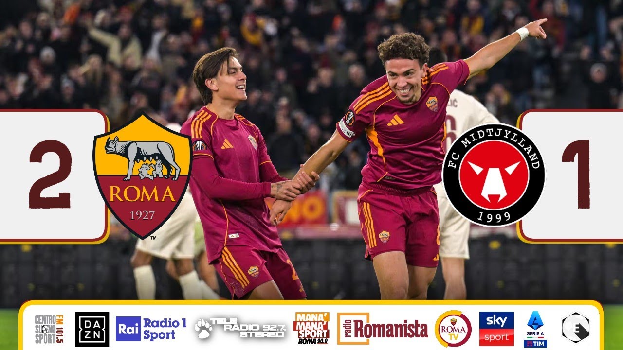 AS Roma vs Midtjylland Video Highlights