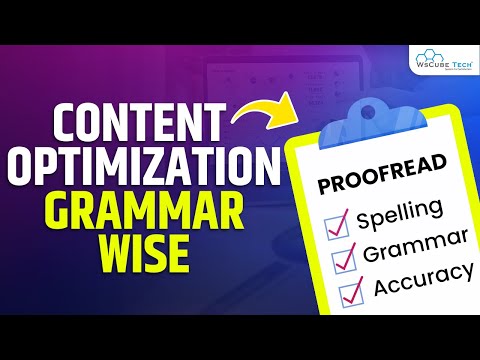 Content Optimization by Grammatically Best Tips on Writing for SEO