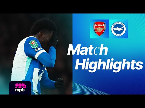HIGHLIGHTS | Arsenal v Brighton | EFL Cup