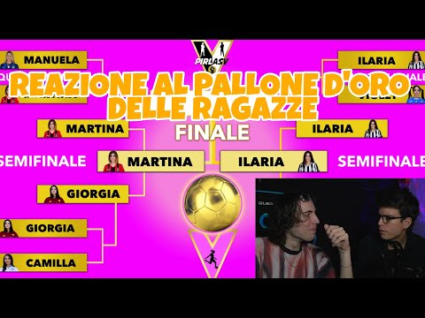 GRENBAUD E JODY REAGISCONO ALLA FINALE DEL PALLONE D'ORO DELLE RAGAZZE