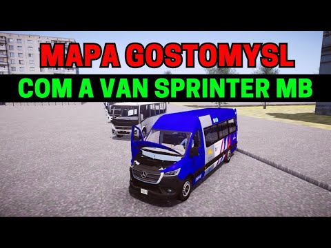 🔴Gameplay Mapa Gostomysl Com Mod Van Sprinter MB | Proton Bus Simulator | Simulador PBSU