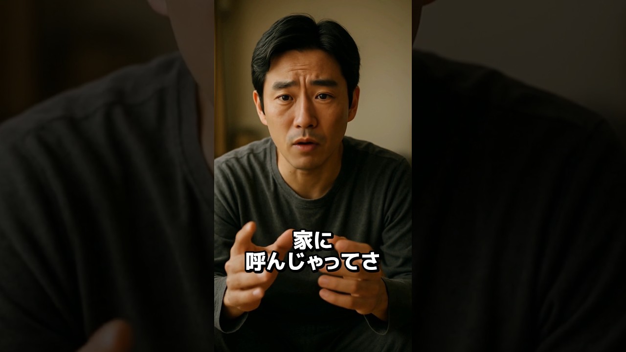 夫が会社の後輩を連れてくる理由