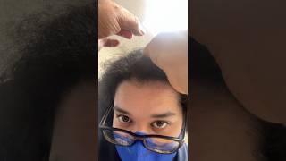 White Hair plucking #curlyhair #whitehair