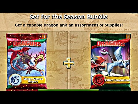 SINKER-CLAW's HELPERS + FESTIVE COMPANION PACKS - Dragons: Rise of Berk