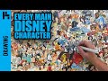 Drawing EVERY MAIN DISNEY CHARACTER
